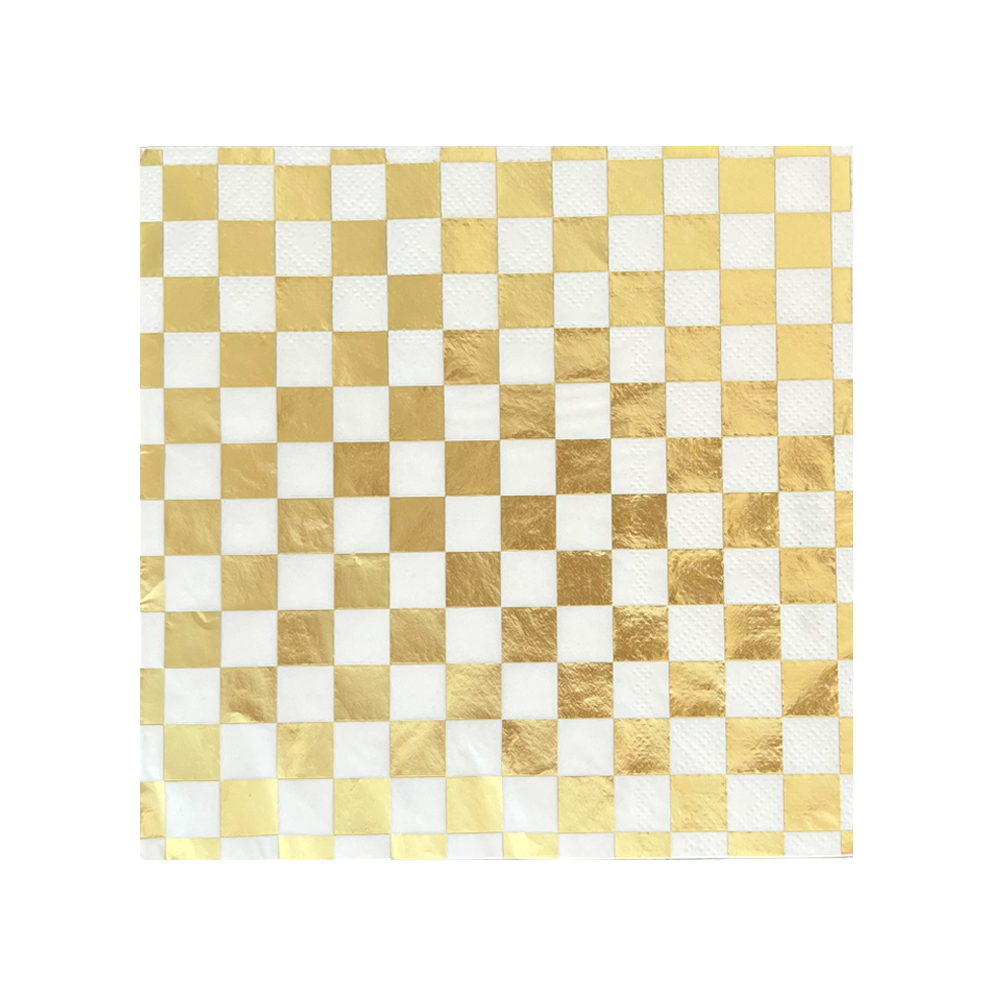 Jollity & Co. + Daydream Society - Check It! Cocktail Napkins - 20 Pk. - 11 Color Options