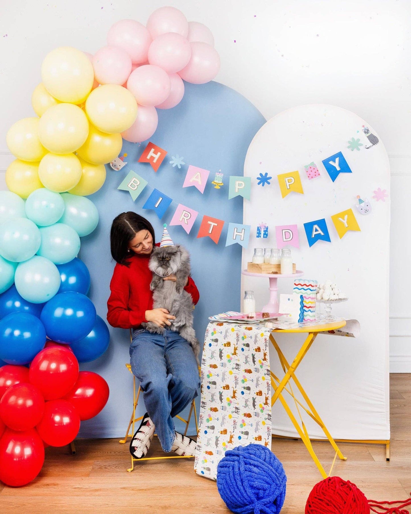 My Mind’s Eye - Happy Birthday Banner - Cat