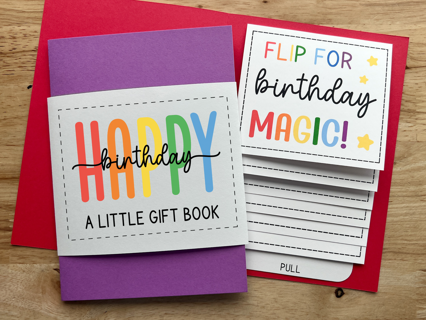 Calenlou Crafts - Birthday Waterfall Gift Card Holder