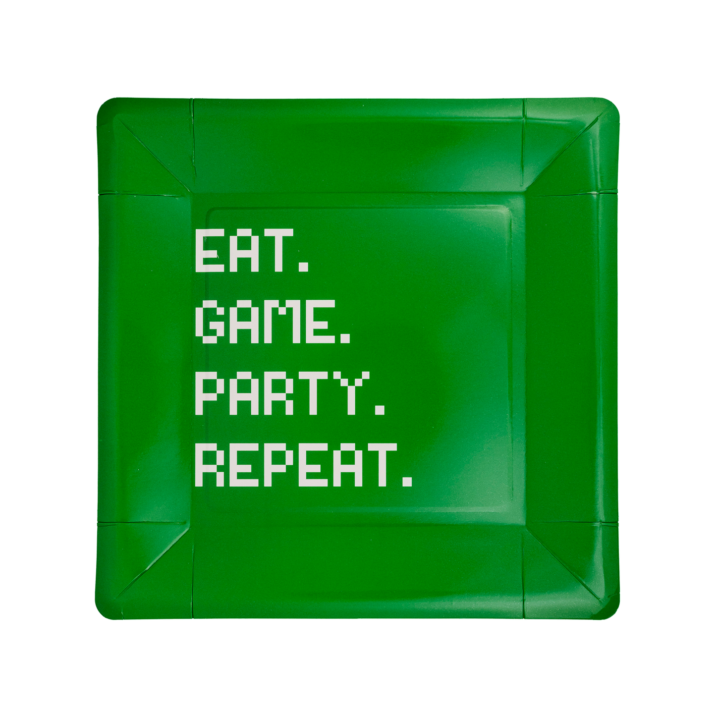 My Mind’s Eye  - Eat Game Party Square Paper Plate