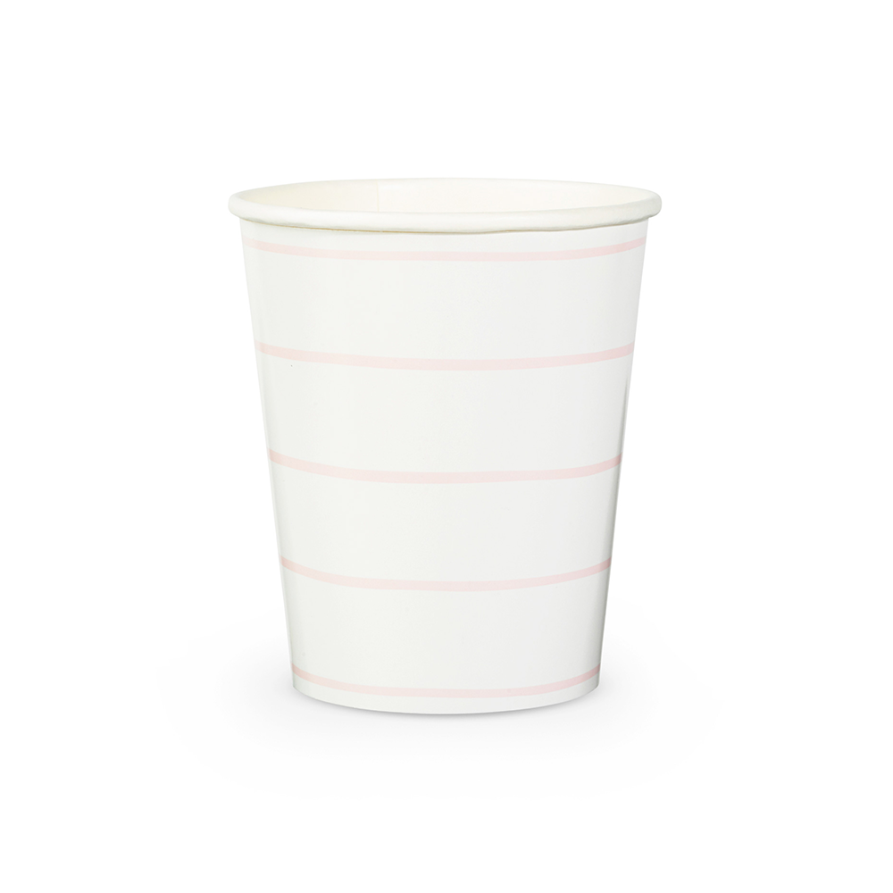Jollity & Co. + Daydream Society - Frenchie Striped 9 oz Cups - 8 Pk.