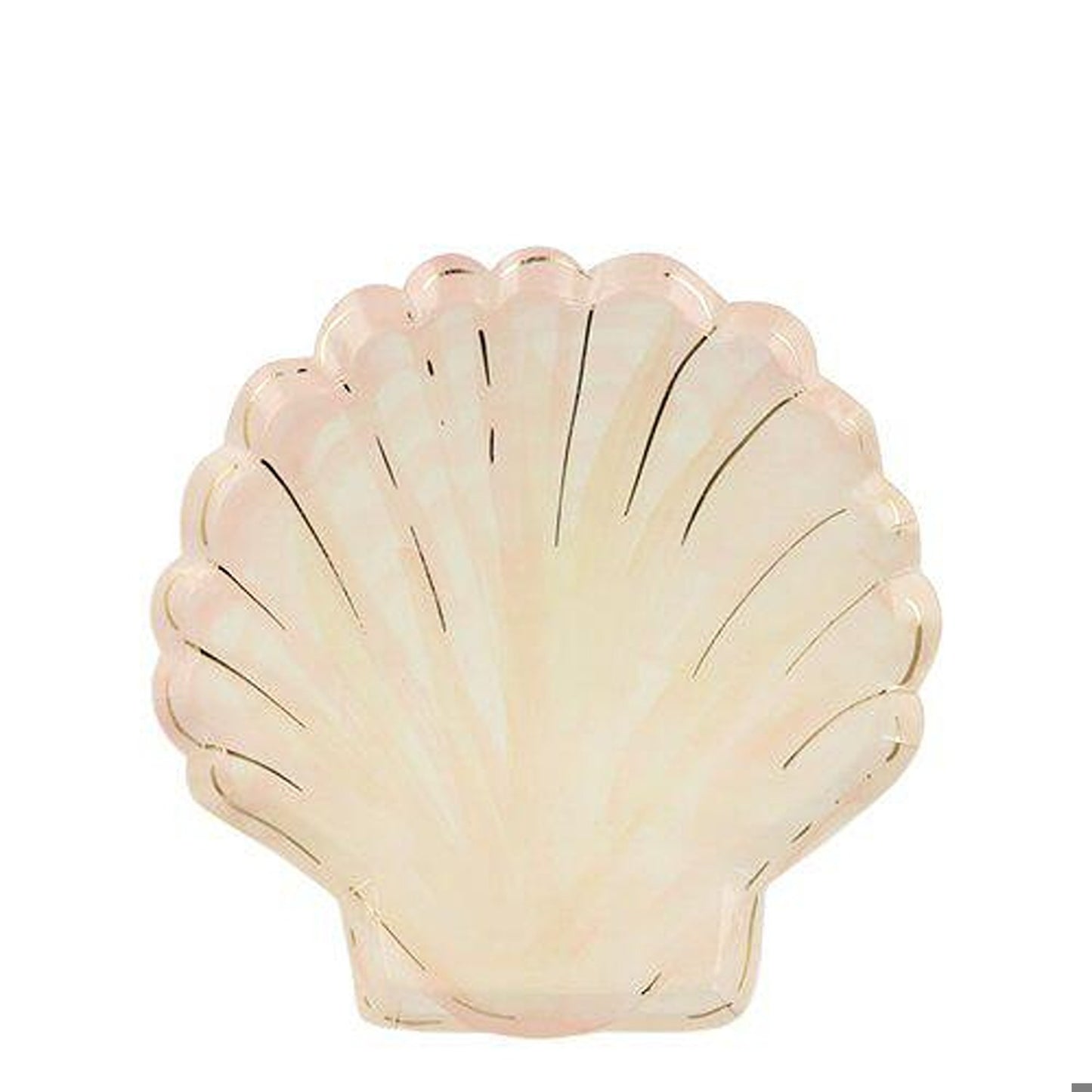 Watercolor Clam Shell Plates (set of 8)