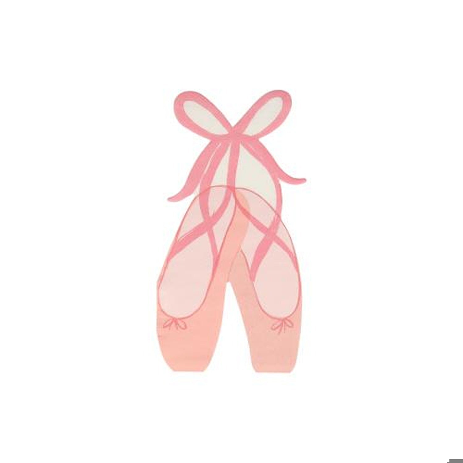 Ballet Slippers Napkins (x 16)