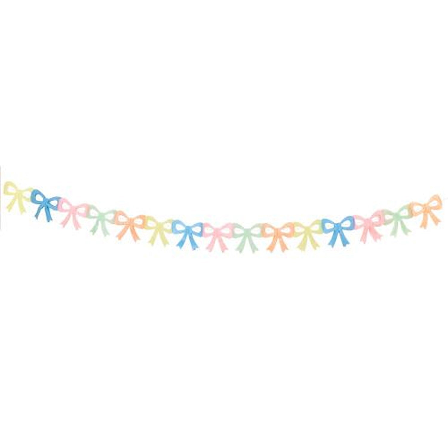 Tissue Paper Bow Garland Set