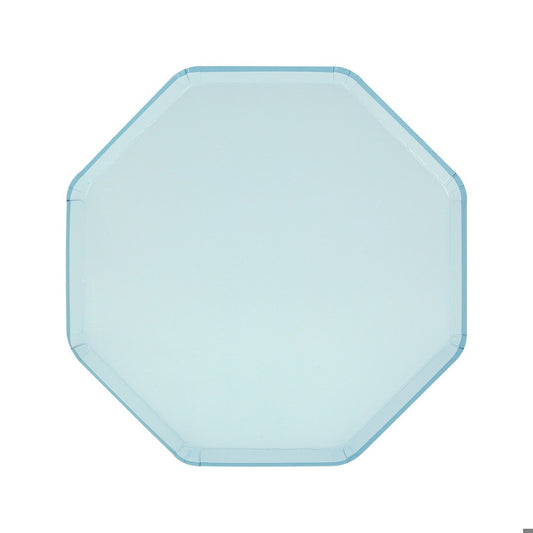 Summer Sky Blue Side Plates (x 8)