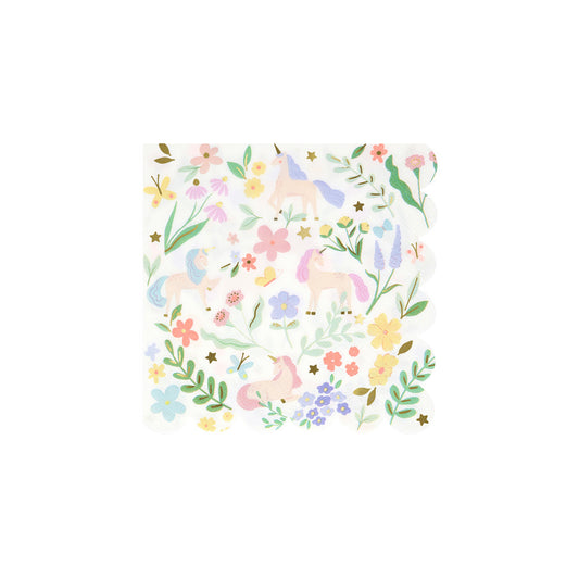 Meadow Unicorns Small Napkins (x 16)